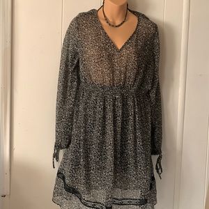 Motherhood maternity brown/black floral dress